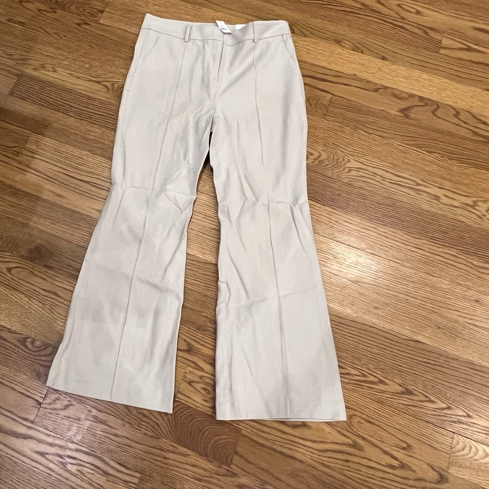 NWT Ann Taylor LOFT Pants Womens Size 14 The Sutton Flare Stretch Preppy
